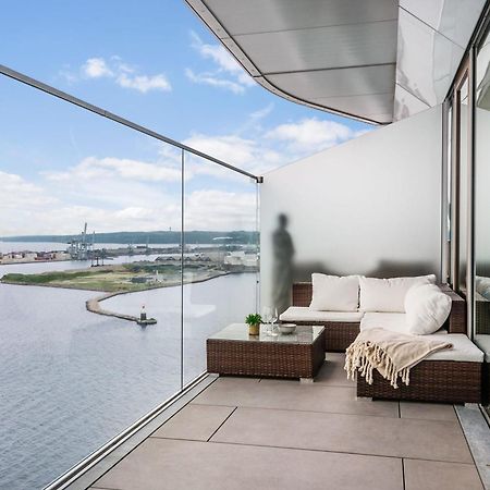 Апартаменти Endless Ocean Views With Private Balcony Орхус Екстер'єр фото