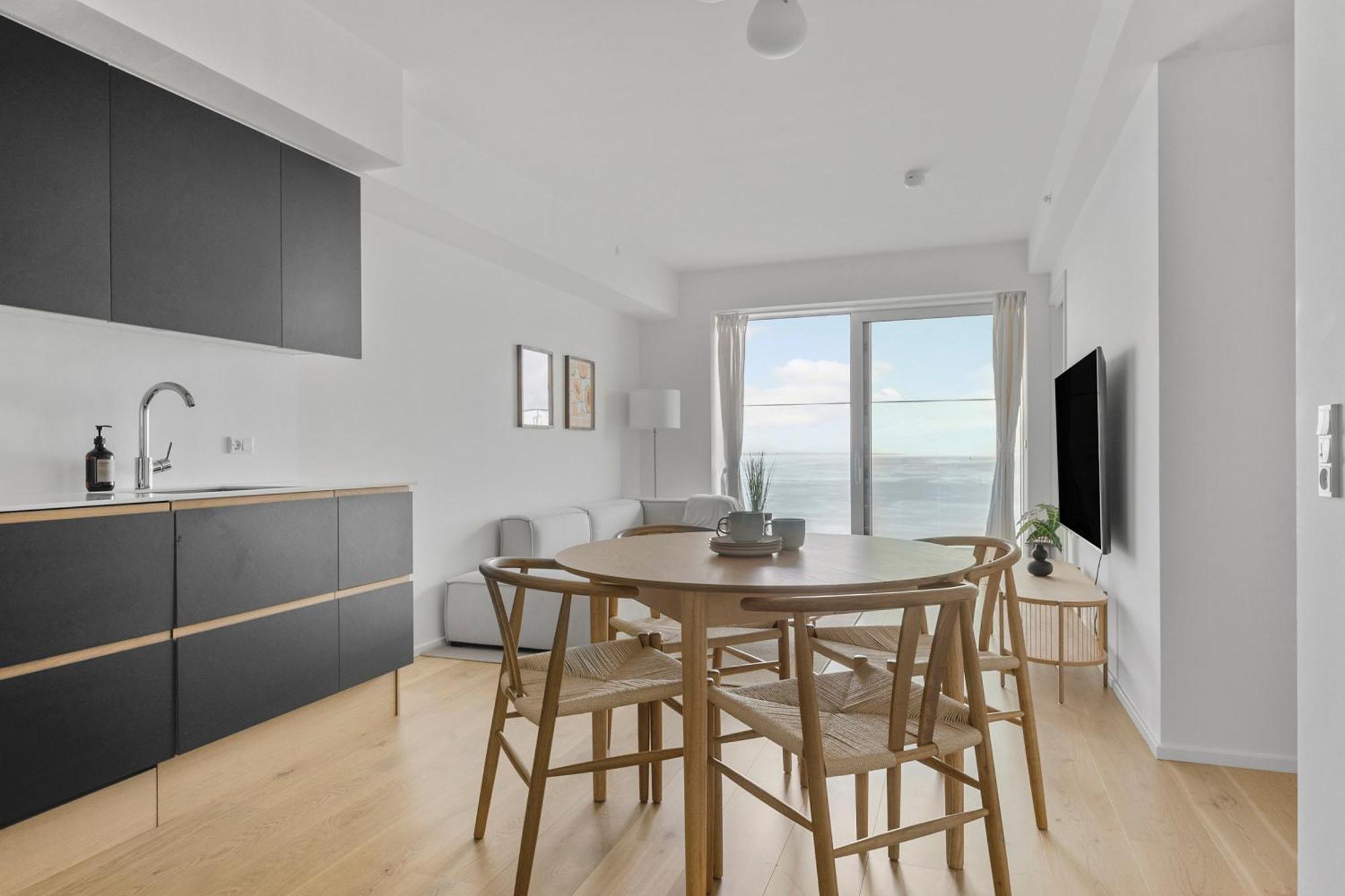 Апартаменти Endless Ocean Views With Private Balcony Орхус Екстер'єр фото