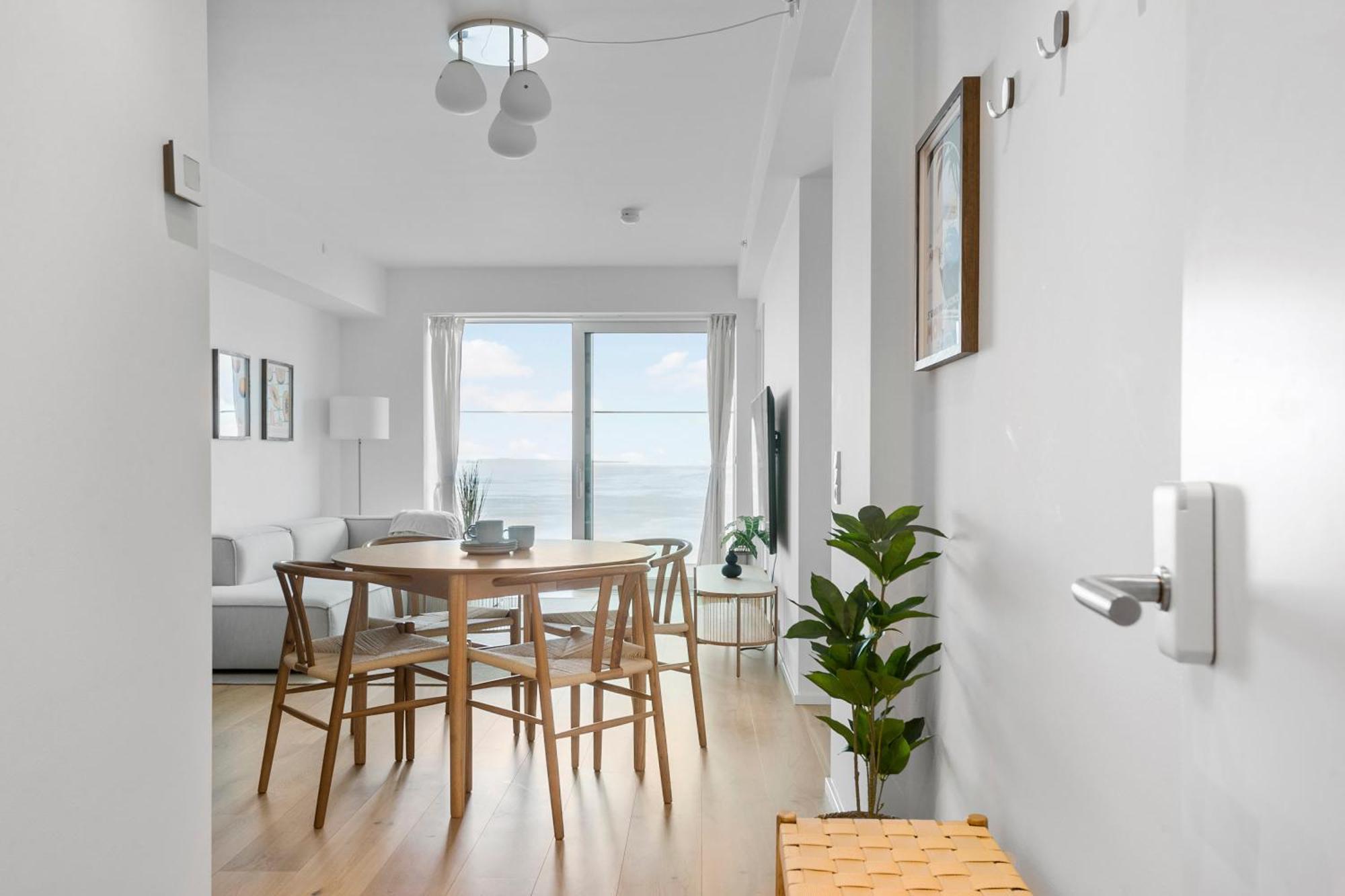 Апартаменти Endless Ocean Views With Private Balcony Орхус Екстер'єр фото